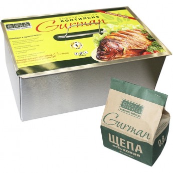 Коптильня-мангал CAMPING WORLD Gurman, размер L (2 яруса)